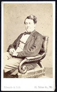 Carte-de-visite photograph portrait ca. 1860 by Edwards & Bult