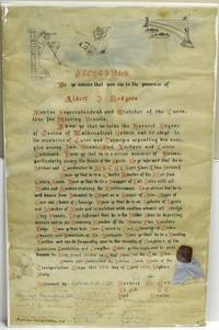 [MILITARY] HUMOROUS BROADSIDE; ALBERT J. RODGERS.  TRANSPORTATION CORPS, LIVORNO