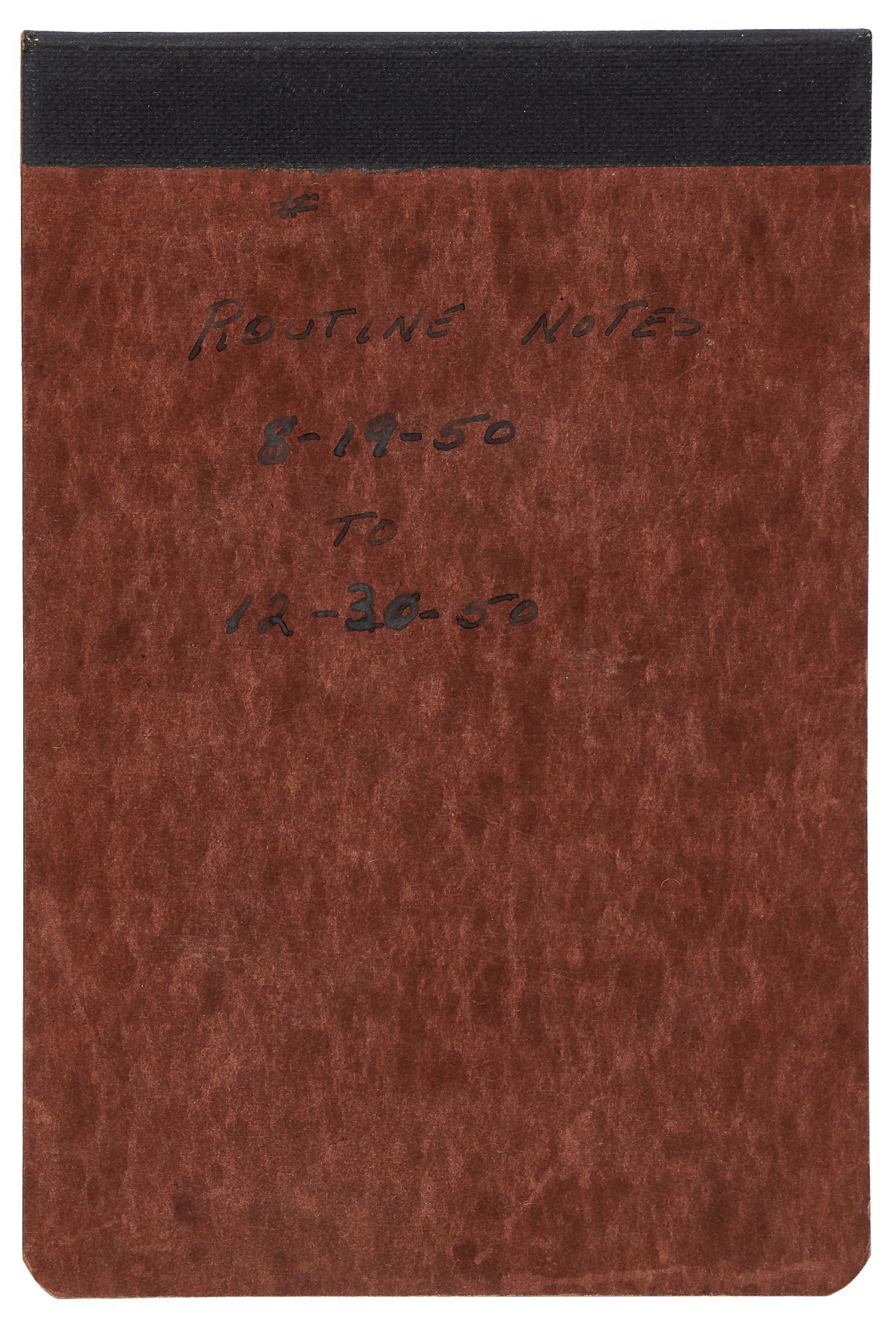 [Archive]: Police Officer's Notebooks 1940-1960 by DUREN, Frank ...