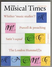 The Musical Times, Autumn 2009 - Vol. 150 No. 1908 by Peter Williams, Steven Plank, Robert Orledge, Durval Cesetti, Barry Cooper, Robert J. Bruce, Joyce Simlett-Moss, Godwin Sadoh, Michael Graubart, Peter Phillips, Andrew Thomson, Kevin O&#39;Connell, others - 2009