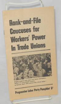 image of Rank-and-file caucuses for workers' power in trade unions