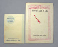 image of 1940 Hollywood High School Christmas Program and Fight Songs