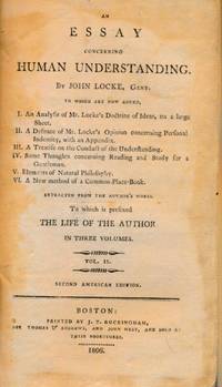 Help Writing Literature Review Image Of An Essay Concerning Human Understanding Volume Ii Of Various Ideas English Literature Essay Questions also Essay Paper An Essay Concerning Human Understanding Volume By Locke John Science Fiction Essay
