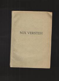 cover of Nix Versteth The Story of Company "I" 304th Infantry Regiment During Their Days in the European Theater of Operations