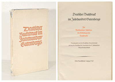 Deutscher Buchdruck im Jahrhundert Gutenbergs.…