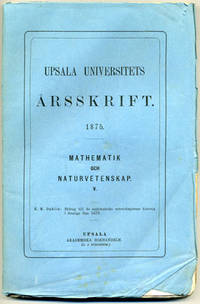 Bidrag till de matematiska vetenskapernas…