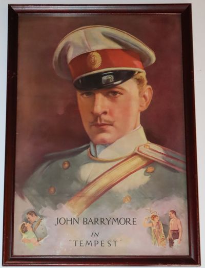 Framed Movie Poster of John Barrymore in "The Tempest", a 1928 release