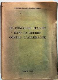 Le Concours Italien dans la Guerre Contre L'Allemagne