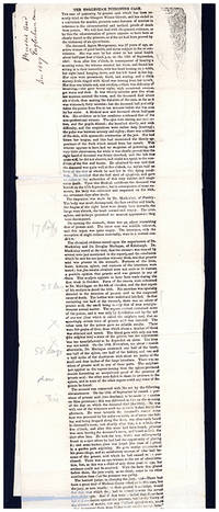 The Englesham [sic] poisoning case. Galley proofs, with pencil corrections
