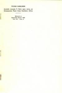 Arctotis venusta T. Norl. spec. nova, an…