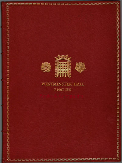 Limited edition. 4to. Illustrated with heraldic frontispiece and three sepia photographs by Emery Wa...