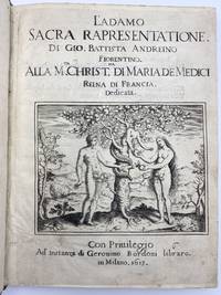 L&#039;Adamo,Â sacra rapresentatione by ANDREINI, Giovanni Battista (1578-1650) - 1613