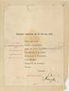 Déjeuner dinatoire du 14 Février 1916