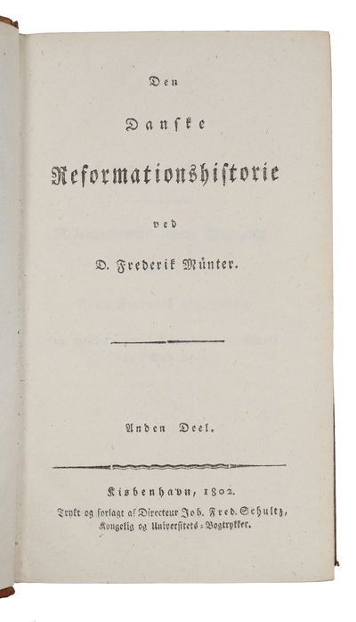 Den danske Reformationshistorie. 2 vols. (photo 4)