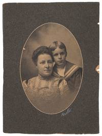 [Cabinet card]: Portrait Photograph of William T. Tilden, 2nd with his mother