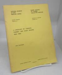cover of A Checklist of Toronto Cabinet and Chair Makers, 1800-1865