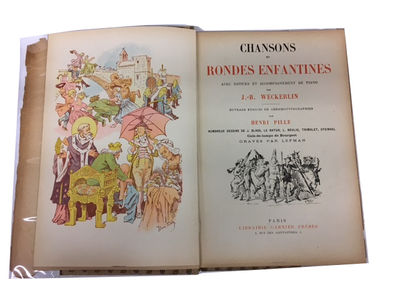 Chansons et Rondes Enfantines, avec Notices et Accompagnement de Piano