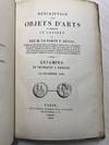 Description des Objets d’arts qui composent le Cabinet de…[12 February 1827 & following days]