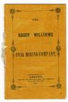 The Roger Williams Coal Mining Company [wrapper title]