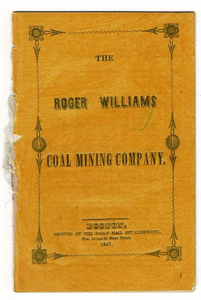 The Roger Williams Coal Mining Company [wrapper title]
