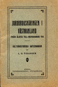 Jordbruksnäringen i Västmanland från älsta till…