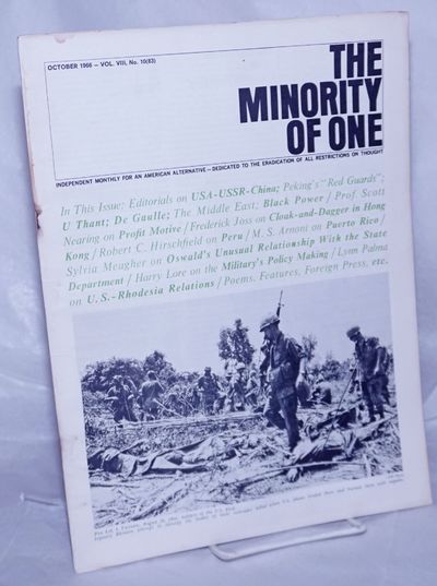 The minority of one; October 1966, Vol. 8 No. 10 (whole number 83); Independent monthly for an American alternative --dedicated to the eradication of all restrictions on thought