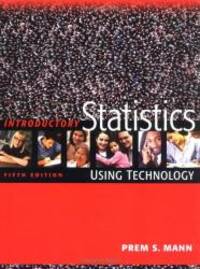 image of Introductory Statistics: Using Technology