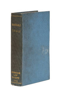 A Select Collection of Remarkable Trials, In One Volume, London, 1744