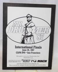Mr. Drummer international finals 1987 June 26, 1987 Clvb Dv8 brought to you by Desmodus