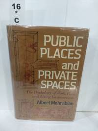 cover of Public Places Private Spaces: the Psychology of Work, Play Living Environments