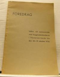 Föredrag hållna vid sammanträde med…