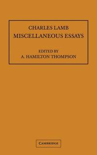 Miscellaneous Essays