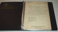 AN ARCHIVE CONSISTING OF 12 AUTOGRAPH LETTERS SIGNED by E. HAROLD HUGO to PARKER BREESE ALLEN,...