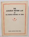 The Agrarian Reform Law of The Peoples Republic of China