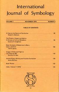 image of International Journal of Symbology -- Volume 7, 1976 No. 3