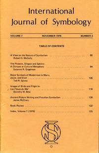 International Journal of Symbology -- Volume 7, 1976 No. 3 de CRADDICK, NORENE, Editor - 1975