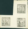Woodcut Initials. O, P, Q