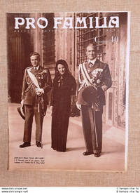 Copertina Pro Familia del 1938 Vicerè Graziani e consorte Udienza da Papa Pio XI