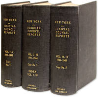 First Report of The Judicial Council of The State of New York. 3 Vols