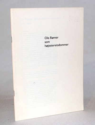 Ole Rømer som højesteretsdommer.