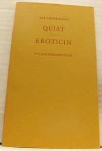 Quist. Eroticin. Två små estradstycken.