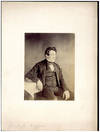 Cabinet-size photograph portrait, mounted, "Darlington Hall Garth" in pencil at the foot of the mount