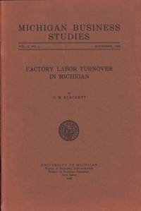 Factory labor turnover in Michigan.