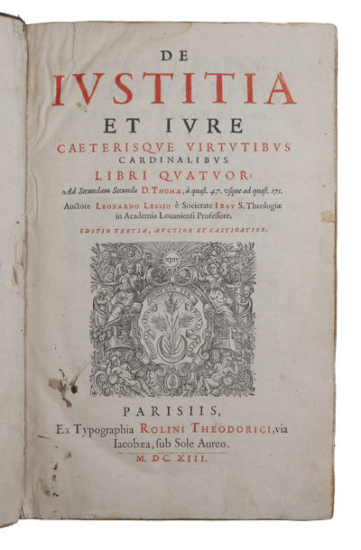 De iustitia et iure caeterisque virtutibus…