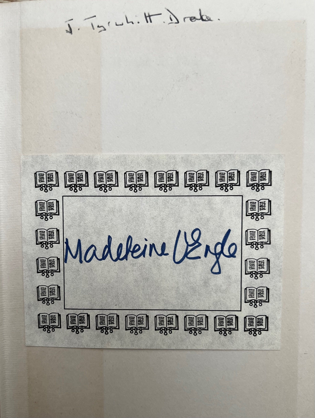 A Wrinkle In Time Signed By The Author by L’Engle, Madeleine 1963