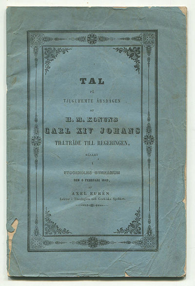 Tal på tjugufemte årsdagen af h.m. konung Carl…