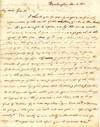 Engaging although Incomplete and Unsigned Letter, written by an unknown Federalist Member of Congress, Dated Washington, Dec. 4, 1811, on National Affairs