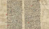 Two leaves from William of Moerbeke’s crucial translation of Aristotle’s Politics from Greek into Latin, an important step in the recovery of this rare text by Western European society