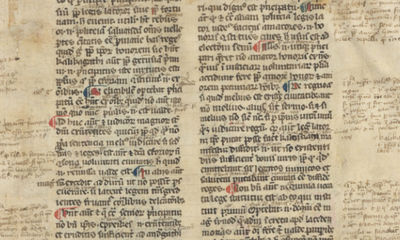 Two leaves from William of Moerbeke’s crucial translation of Aristotle’s Politics from Greek into Latin, an important step in the recovery of this rare text by Western European society