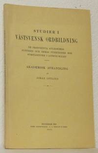 Studier i västsvensk ordbildning. De produktiva…